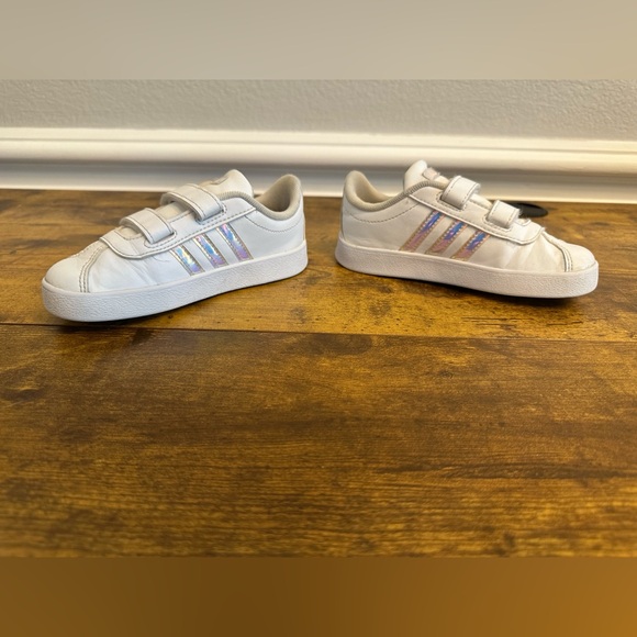 adidas VL Court 2.0 CMF Girls' Sneakers size toddler 10 - Picture 4 of 7